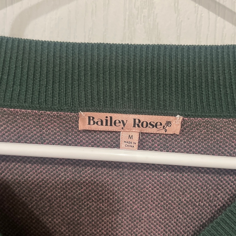 FINAL PRICE Bailey Rose Green Floral Cardigan - Picture 3 of 7